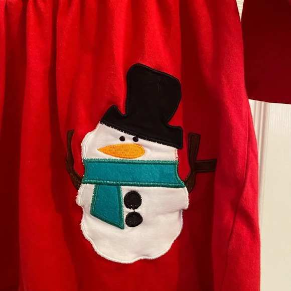 Snowman Holiday Dress - Picture 5 of 6